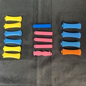 Vintage Tip Top Self Clasp‎ One Piece Hair Barrettes Clip Bundle  - Medium - New